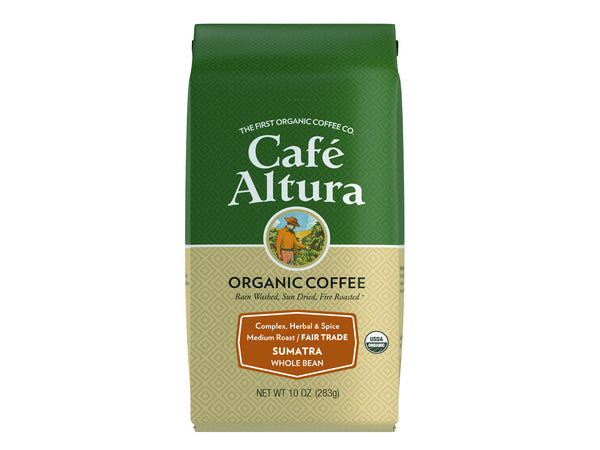 Sumatra Medium Roast Fair Trade - Cafe Altura